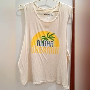 Golden Daze Aloha Dreamin Muscle Tee